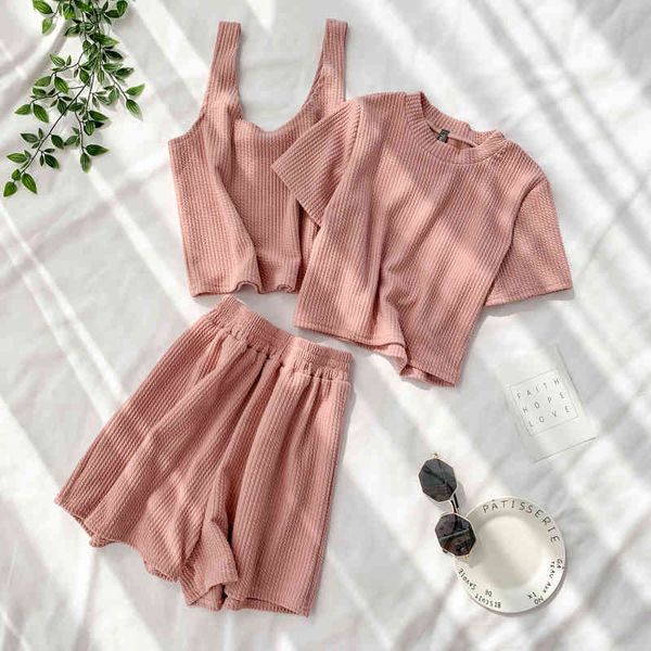 summer fashion casual two piece set o neck short sleeve knit high waist elastic wide leg 210514, White
summer fashion casual two piece set o neck short sleeve knit high waist elastic wide leg 210514, White
