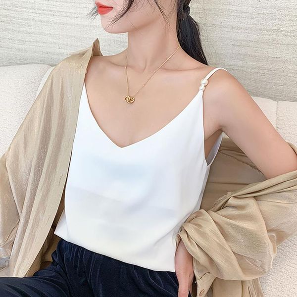 women's tanks & camis korean chiffon v-neck satin tank crop y2k woman sleeveless vest tees plus size women white ladies
women's tanks & camis korean chiffon v-neck satin tank crop y2k woman sleeveless vest tees plus size women white ladies