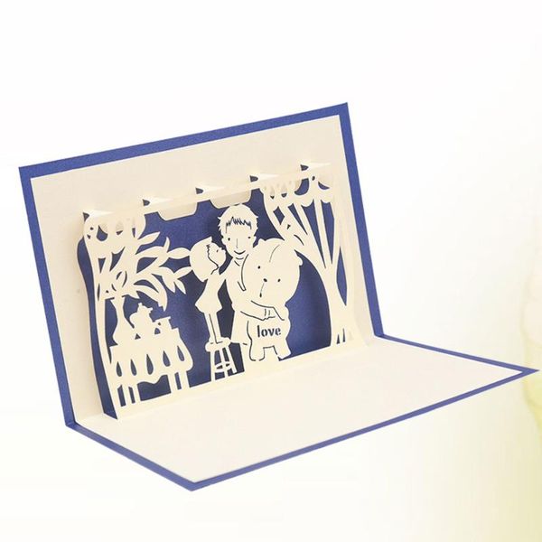 greeting cards 1pc 3d stereoscopic card father's day paper carving gift for festival
greeting cards 1pc 3d stereoscopic card father's day paper carving gift for festival