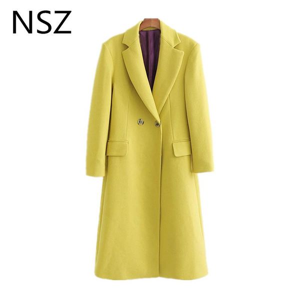 clip in/on hair extensions nsz women solid double breasted woolen coat classic long sleeve wool winter overcoat elegant chaqueta mujer, Black;brown
clip in/on hair extensions nsz women solid double breasted woolen coat classic long sleeve wool winter overcoat elegant chaqueta mujer, Black;brown