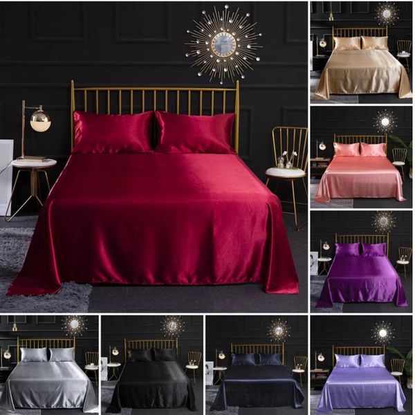sheets & sets silk satin flat sheet mattress protector cover smooth bedspread wedding bedding cases for women men red black purple
sheets & sets silk satin flat sheet mattress protector cover smooth bedspread wedding bedding cases for women men red black purple