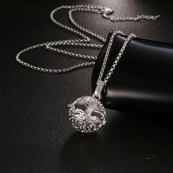 pendant necklaces tree of life necklace women pregnancy angel ball locket for prenatal education aroma essential oil diffuser, Silver
pendant necklaces tree of life necklace women pregnancy angel ball locket for prenatal education aroma essential oil diffuser, Silver