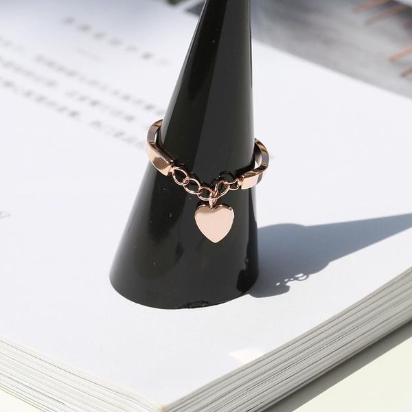 cluster rings yun ruo 2021 fashion good luck heart tail ring rose gold color woman gift party titanium steel jewelry never fade, Golden;silver
cluster rings yun ruo 2021 fashion good luck heart tail ring rose gold color woman gift party titanium steel jewelry never fade, Golden;silver
