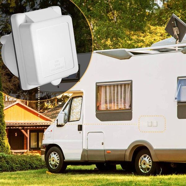parts rv waterproof power socket 30a 125v plug with cover adapter for camper travel trailer
parts rv waterproof power socket 30a 125v plug with cover adapter for camper travel trailer