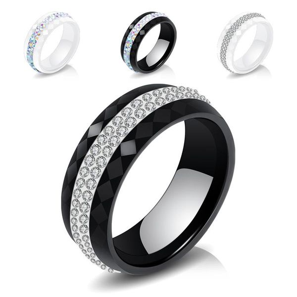 black ceramic ring for women 8mm white wedding rings stainless steel stone crystal promise engagement band couple finger jewelry, Slivery;golden
black ceramic ring for women 8mm white wedding rings stainless steel stone crystal promise engagement band couple finger jewelry, Slivery;golden