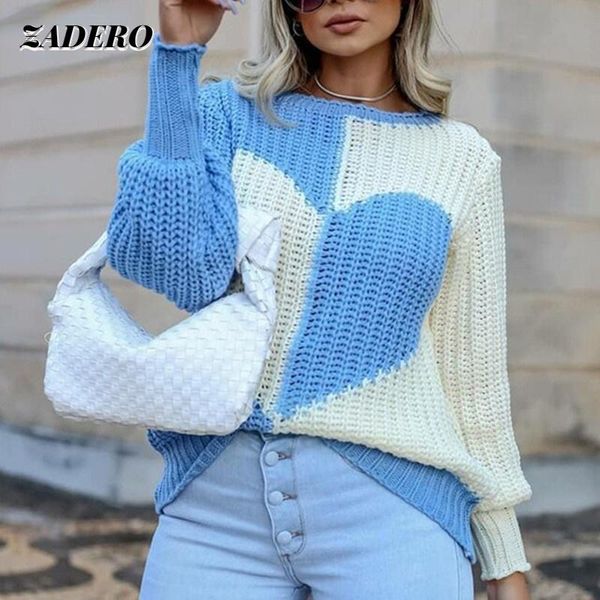 women's sweaters fashion printed patchwork knitted women 2021casual loose long sleeve round neck winter ladies elegant, White;black
women's sweaters fashion printed patchwork knitted women 2021casual loose long sleeve round neck winter ladies elegant, White;black