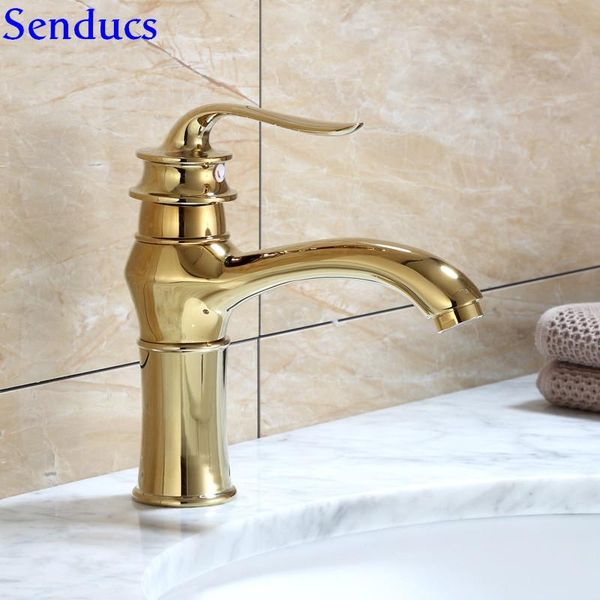 bathroom sink faucets senducs gold mixer faucet single handle basin quality brass cold water tap
bathroom sink faucets senducs gold mixer faucet single handle basin quality brass cold water tap