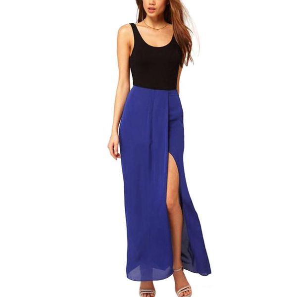 skirts classical high waist wrap maxi skirt female elegant solid color light chiffon women spring summer side slit long, Black
skirts classical high waist wrap maxi skirt female elegant solid color light chiffon women spring summer side slit long, Black
