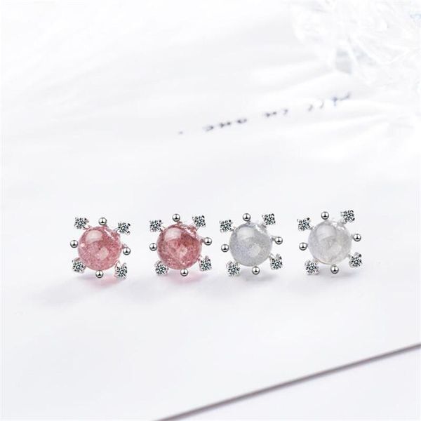 stud beautiful fashion strawberry crystal 925 sterling silver jewelry temperament snowflake moonstone flower earrings se649, Golden;silver
stud beautiful fashion strawberry crystal 925 sterling silver jewelry temperament snowflake moonstone flower earrings se649, Golden;silver