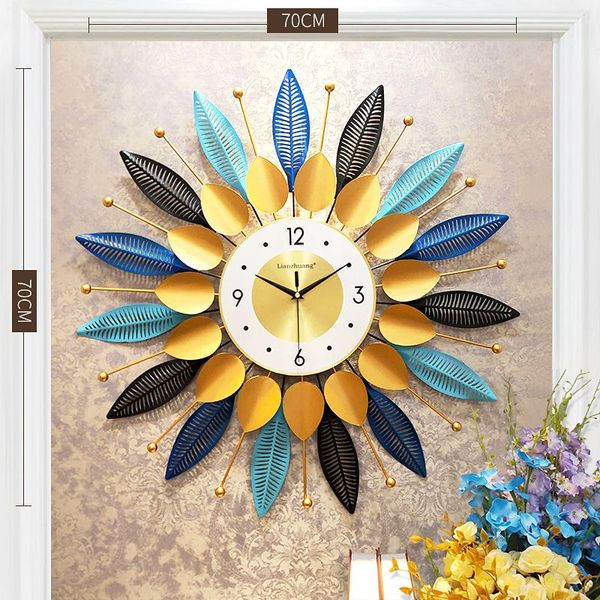 wall clocks european style light luxury clock living room home fashion creative personality art modern silent decoration
wall clocks european style light luxury clock living room home fashion creative personality art modern silent decoration