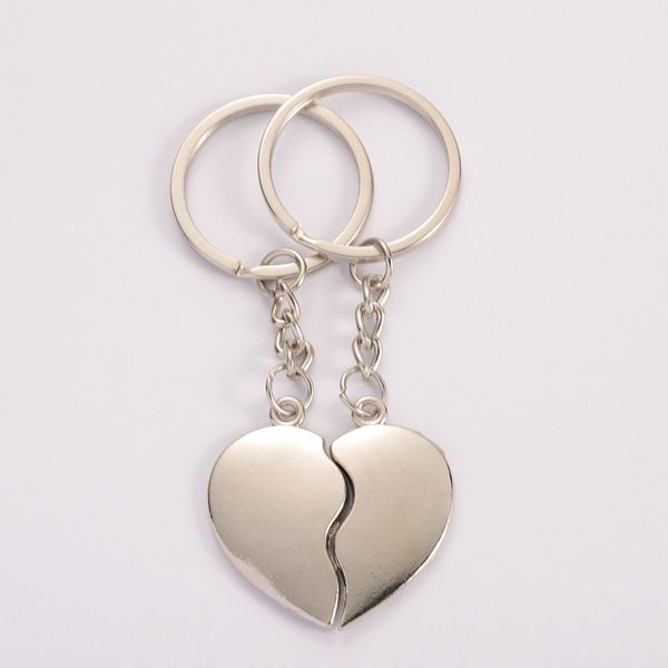 1pair couple keychain heart key rings lovers love key chain for birthday gift souvenirs valentine's day gift lovers couple gift, Silver
1pair couple keychain heart key rings lovers love key chain for birthday gift souvenirs valentine's day gift lovers couple gift, Silver