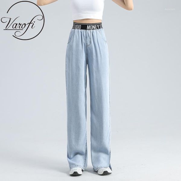 women's jeans varofi wide leg pants 2021 spring/summer thin loose, high waist, straight, drape ice wire trousers, Blue
women's jeans varofi wide leg pants 2021 spring/summer thin loose, high waist, straight, drape ice wire trousers, Blue
