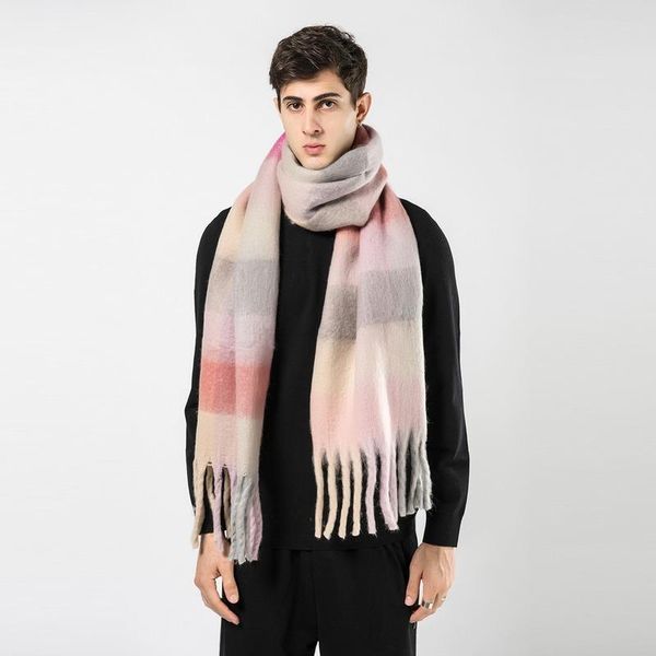 scarves korean version of wild fashion color plaid cashmere scarf men's autumn\winter warmth trend outdoor cold protection neck, Blue;gray
scarves korean version of wild fashion color plaid cashmere scarf men's autumn\winter warmth trend outdoor cold protection neck, Blue;gray