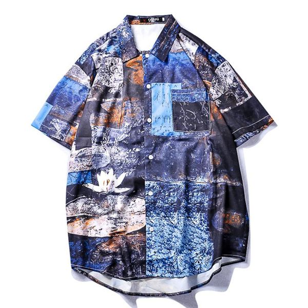 holiday shirt men hawaiian summer flower beach short sleeve casual loose soft men's shirts, White;black
holiday shirt men hawaiian summer flower beach short sleeve casual loose soft men's shirts, White;black