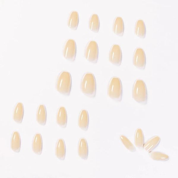 nail art kits 24pcs creamys yellow wear short paragraph fashion manicure patch false nails save time wearable sana889
nail art kits 24pcs creamys yellow wear short paragraph fashion manicure patch false nails save time wearable sana889