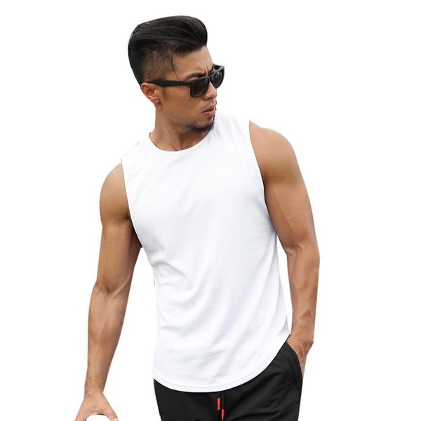 marathon quick-drying sports vest men's sleeveless running training basketball loose fitness gym clothing, White;black
marathon quick-drying sports vest men's sleeveless running training basketball loose fitness gym clothing, White;black