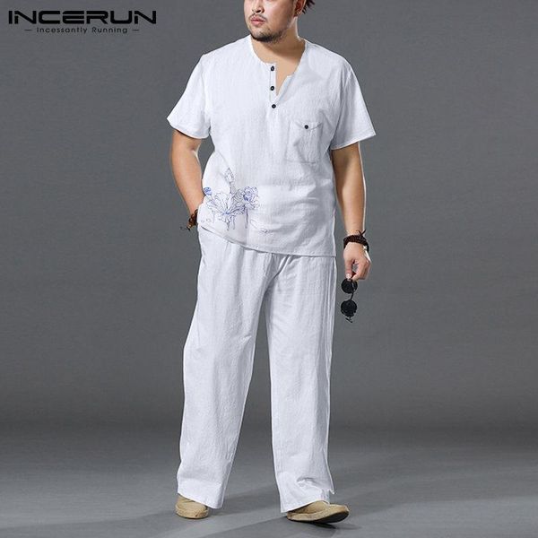 men's tracksuits vintage men sets printed cotton streetwear v neck short sleeve shirt & pants two pieces 2021 casual suits s-3xl inceru, Gray
men's tracksuits vintage men sets printed cotton streetwear v neck short sleeve shirt & pants two pieces 2021 casual suits s-3xl inceru, Gray