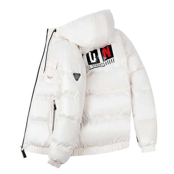 men's down & parkas men winter jackets and coats fad printed cotton padded casual slim thick warm outwear, Black
men's down & parkas men winter jackets and coats fad printed cotton padded casual slim thick warm outwear, Black