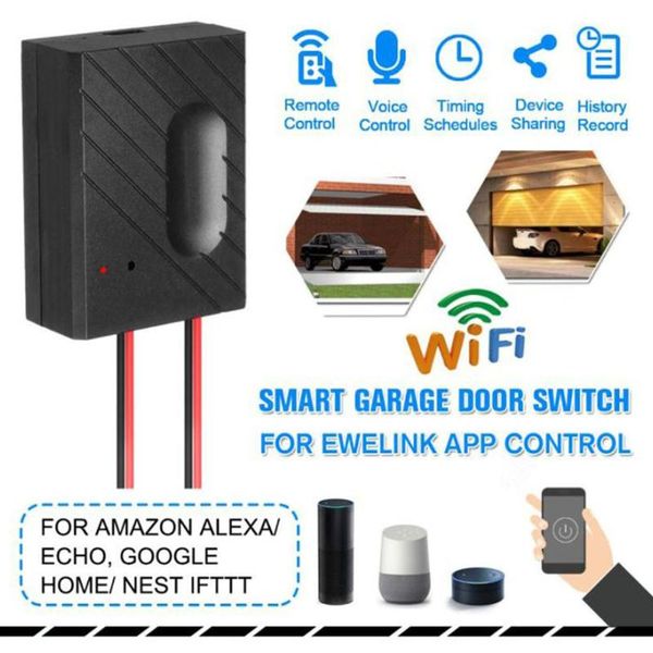 smart home control wifi garage door opener controller app voice phone remote compatible with amazon alexa google
smart home control wifi garage door opener controller app voice phone remote compatible with amazon alexa google
