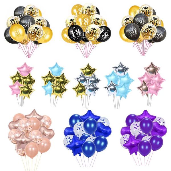 party decoration happy birthday letter foil balloons heart pentagram sequins latex set 18th 70th 80th supply
party decoration happy birthday letter foil balloons heart pentagram sequins latex set 18th 70th 80th supply