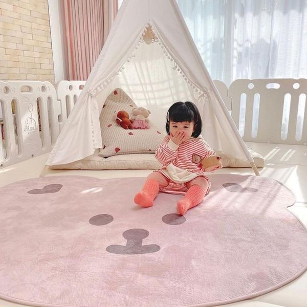 carpets ins korean style cute bear head crawling mat babyinfant non-slip play children's room decoration po
carpets ins korean style cute bear head crawling mat babyinfant non-slip play children's room decoration po