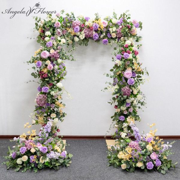 decorative flowers & wreaths purple wedding floral arrangement artificial flower row diy arch decor corner party backdrop stage window displ
decorative flowers & wreaths purple wedding floral arrangement artificial flower row diy arch decor corner party backdrop stage window displ