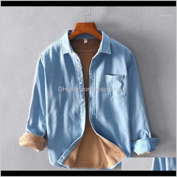 mens men winter thick fleece warm slim long sleeve casual denim shirt fashion male veet jeans shirts camisa masculina 3xl1 0euy3 rwodq, White;black 
mens men winter thick fleece warm slim long sleeve casual denim shirt fashion male veet jeans shirts camisa masculina 3xl1 0euy3 rwodq, White;black