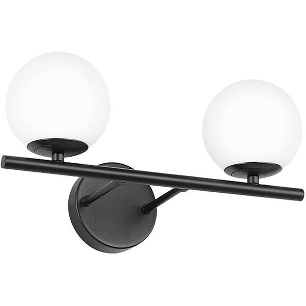wall lamp black 2-light vanity light fixtures 37cm globe glass bathroom mirror modern bar sconce for powder room bedroom
wall lamp black 2-light vanity light fixtures 37cm globe glass bathroom mirror modern bar sconce for powder room bedroom