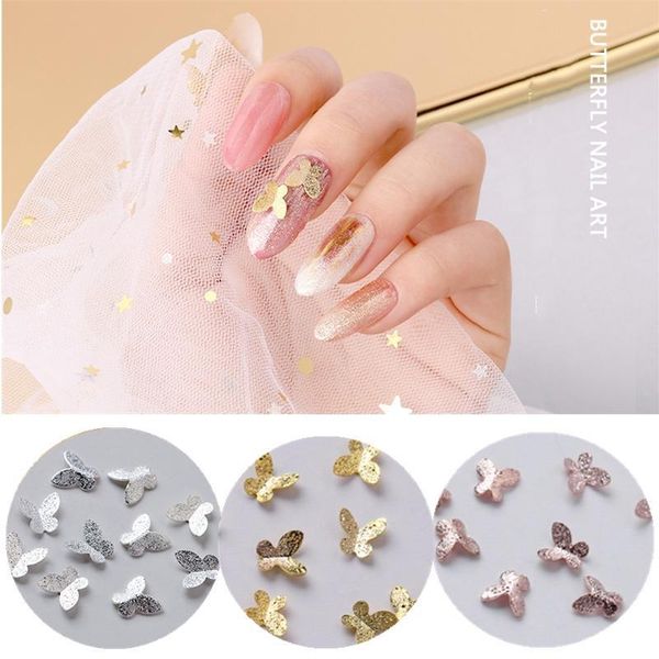 10pcs gold cute butterfly nail art metal sticker nail art decoration non-adhesive sticker 2020 3d nails dekor accessories, Silver;gold
10pcs gold cute butterfly nail art metal sticker nail art decoration non-adhesive sticker 2020 3d nails dekor accessories, Silver;gold