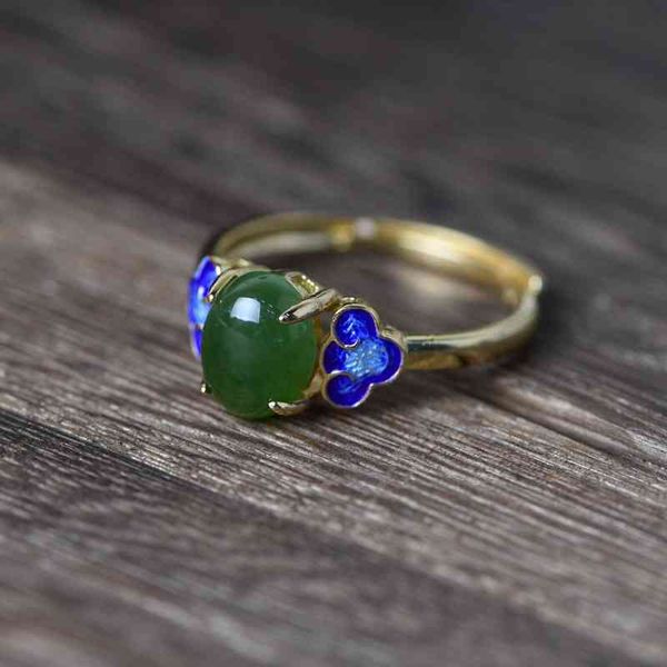 band rings finger golden deer king s925 silver plain plated women's burning blue ruyi inlaid jasper open index
band rings finger golden deer king s925 silver plain plated women's burning blue ruyi inlaid jasper open index
