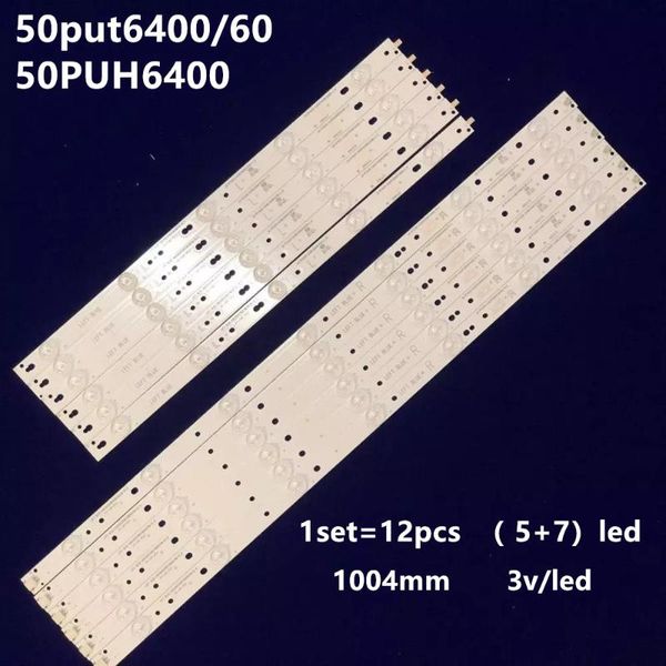 strips 1 set=12 pcs led for phi lips 50pug6102 le50u7970 aoc le50s5970 12leds
strips 1 set=12 pcs led for phi lips 50pug6102 le50u7970 aoc le50s5970 12leds