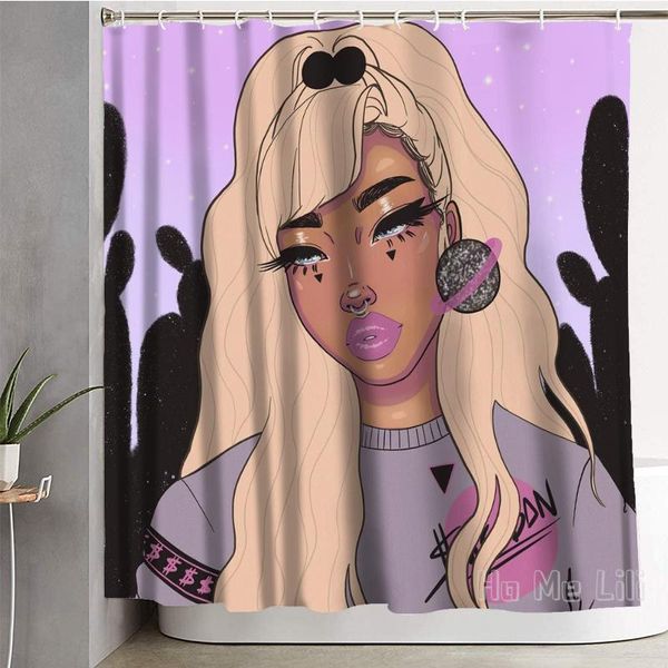 shower curtains black girl with yellow hair curtain decor waterproof bathroom decorations
shower curtains black girl with yellow hair curtain decor waterproof bathroom decorations