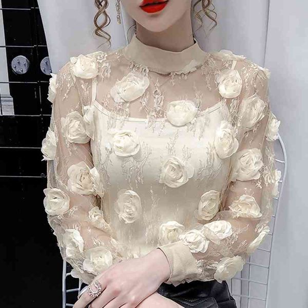 long sleeve see through lace blouse shirt blouse women blusas mujer de moda stand collar blouse women blusa e218 210426, White
long sleeve see through lace blouse shirt blouse women blusas mujer de moda stand collar blouse women blusa e218 210426, White