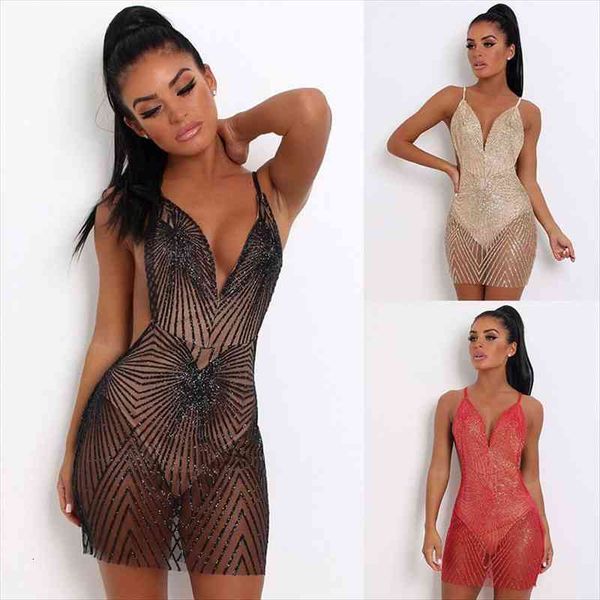 mesh spaghetti strap summer glitter womens dress party solid bling clothes v neck backless see through clubwear, Black;gray
mesh spaghetti strap summer glitter womens dress party solid bling clothes v neck backless see through clubwear, Black;gray