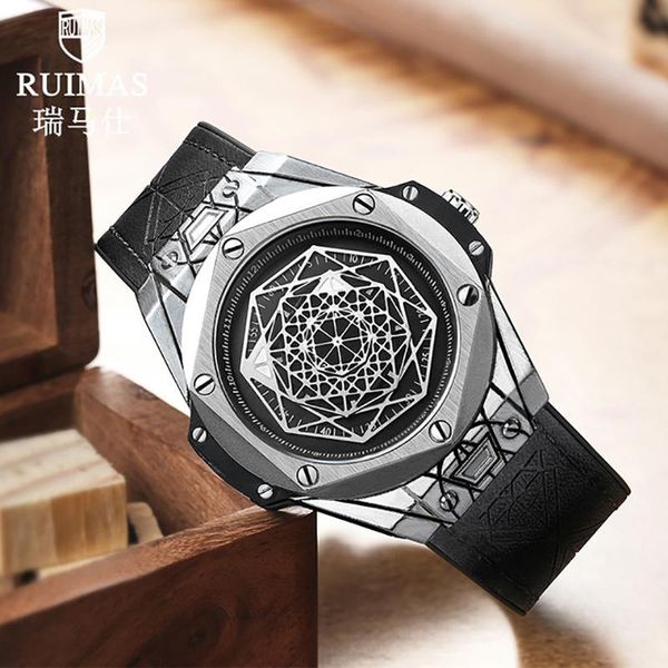 wristwatches ruimas quartz waterproof man's sport individual hardlex mirror watch men, Slivery;brown
wristwatches ruimas quartz waterproof man's sport individual hardlex mirror watch men, Slivery;brown