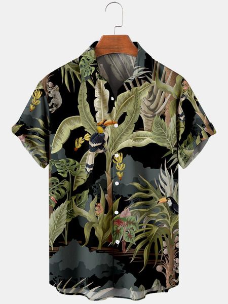 men's casual shirts 2021 summer short sleeve shirt 3 palm leaf elements digital printed, White;black
men's casual shirts 2021 summer short sleeve shirt 3 palm leaf elements digital printed, White;black