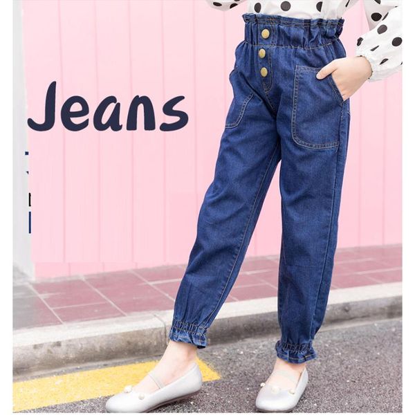 high waist girls jeans autumn blue kids for teenager children pants casual trouses 4-12years baby girl clothes
high waist girls jeans autumn blue kids for teenager children pants casual trouses 4-12years baby girl clothes