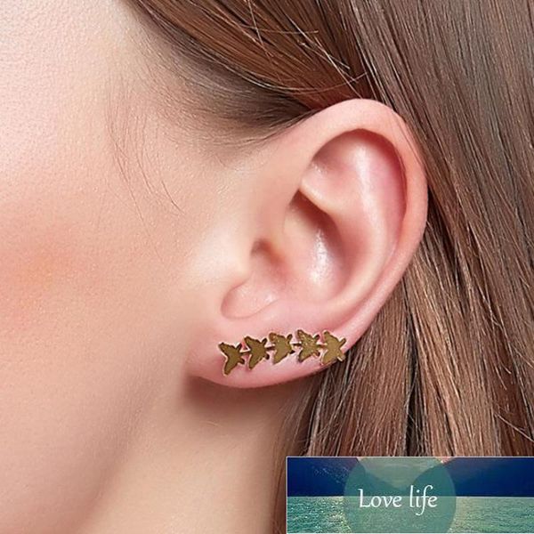 creative korean butterfly earrings gold silver color butterfly stud earrings for women earing jewelry earings ear clip brincos  factory pric, Golden;silver
creative korean butterfly earrings gold silver color butterfly stud earrings for women earing jewelry earings ear clip brincos  factory pric, Golden;silver