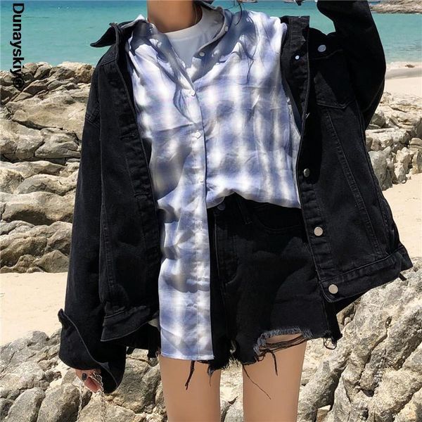 women's jackets denim jacket women coats and harajuku clothes womens black coat japanese high fashion streetwear students vintage loose, Black;brown
women's jackets denim jacket women coats and harajuku clothes womens black coat japanese high fashion streetwear students vintage loose, Black;brown