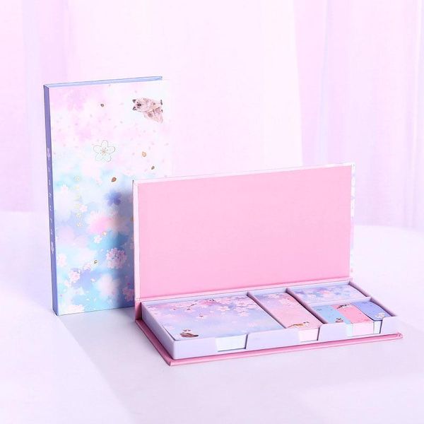 gift wrap notes bookmark gilded sticky note 4 pad self-stick 80 sheet/pad for school office family k888
gift wrap notes bookmark gilded sticky note 4 pad self-stick 80 sheet/pad for school office family k888