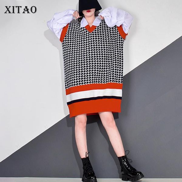 casual dresses xitao patchwork striped dress women winter tide fashion style turn down collar long sleeve pullover elegant zy1828, Black;gray
casual dresses xitao patchwork striped dress women winter tide fashion style turn down collar long sleeve pullover elegant zy1828, Black;gray