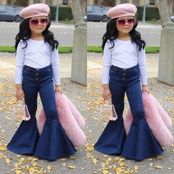 toddler kids baby girl jeans long pants denim bell bottoms casual trousers 1 6t, Blue
toddler kids baby girl jeans long pants denim bell bottoms casual trousers 1 6t, Blue