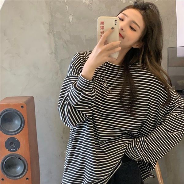 women's t-shirt t-shirts women classic spring striped black casual streetwear all-match tshirts woman loose fahion 2021 shirts, White
women's t-shirt t-shirts women classic spring striped black casual streetwear all-match tshirts woman loose fahion 2021 shirts, White