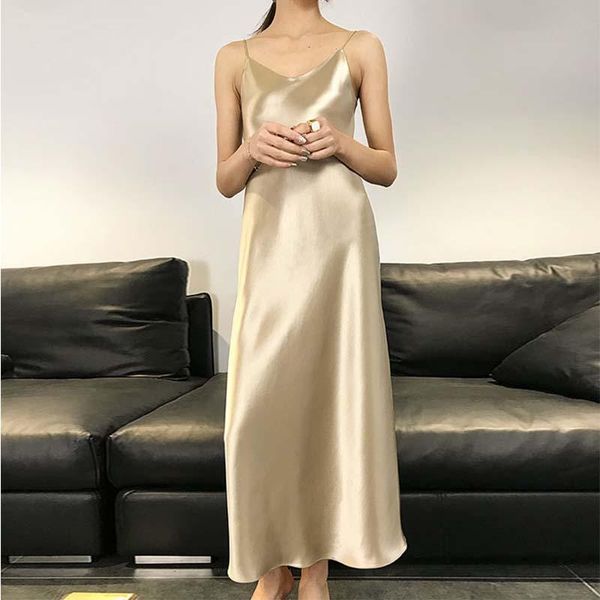 casual dresses 2021 women spring summer sundress strap beach holiday strapless backless satin vintage dress basic vestidos, Black;gray
casual dresses 2021 women spring summer sundress strap beach holiday strapless backless satin vintage dress basic vestidos, Black;gray