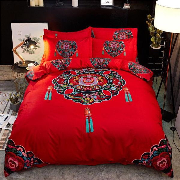 bedding sets high-end thicken 100% brushed wedding bedroom 4pcs set non-slip quilt cover bed sheet+2 pillowcase king/ size j8145
bedding sets high-end thicken 100% brushed wedding bedroom 4pcs set non-slip quilt cover bed sheet+2 pillowcase king/ size j8145
