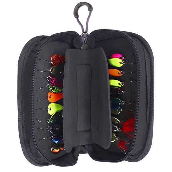 fishing accessories 20pcs lures sequin spoon baits set with zipper tackle storage bag
fishing accessories 20pcs lures sequin spoon baits set with zipper tackle storage bag