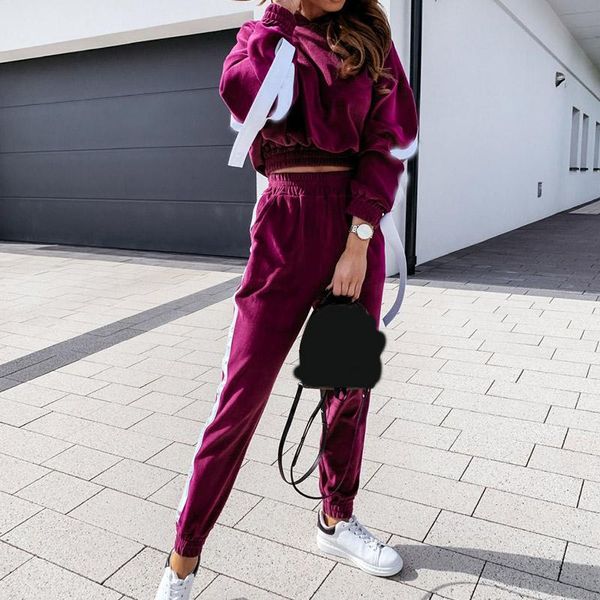 women's two piece pants 2021 fashion long sleeve hooded sweatshirt + elastic waist tracksuit casual sportswear suits women 2pc velvet s, White
women's two piece pants 2021 fashion long sleeve hooded sweatshirt + elastic waist tracksuit casual sportswear suits women 2pc velvet s, White