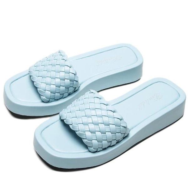 fashion weave women's slippers summer women shoes comfortable ladies flat sandals casual platform beach female zy499, Black
fashion weave women's slippers summer women shoes comfortable ladies flat sandals casual platform beach female zy499, Black