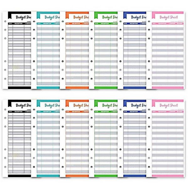 gift wrap 90pcs budget card, six-color perforated cash plan consumption business envelope and stationery
gift wrap 90pcs budget card, six-color perforated cash plan consumption business envelope and stationery