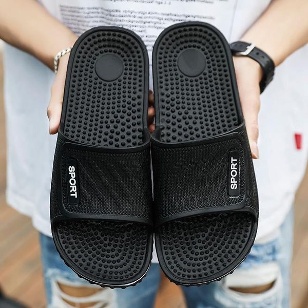 slippers summer cool water flip flops men soft massage beach fashion man casual shoes sandalia masculina, Black
slippers summer cool water flip flops men soft massage beach fashion man casual shoes sandalia masculina, Black